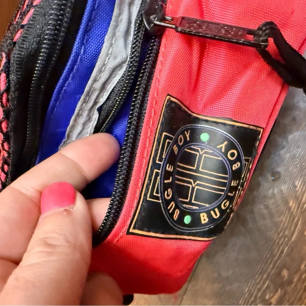 Yaasss Vintage Bugle Boy Sport Neon Y2K 90’s Fanny Pack Reteo 5 Pockets